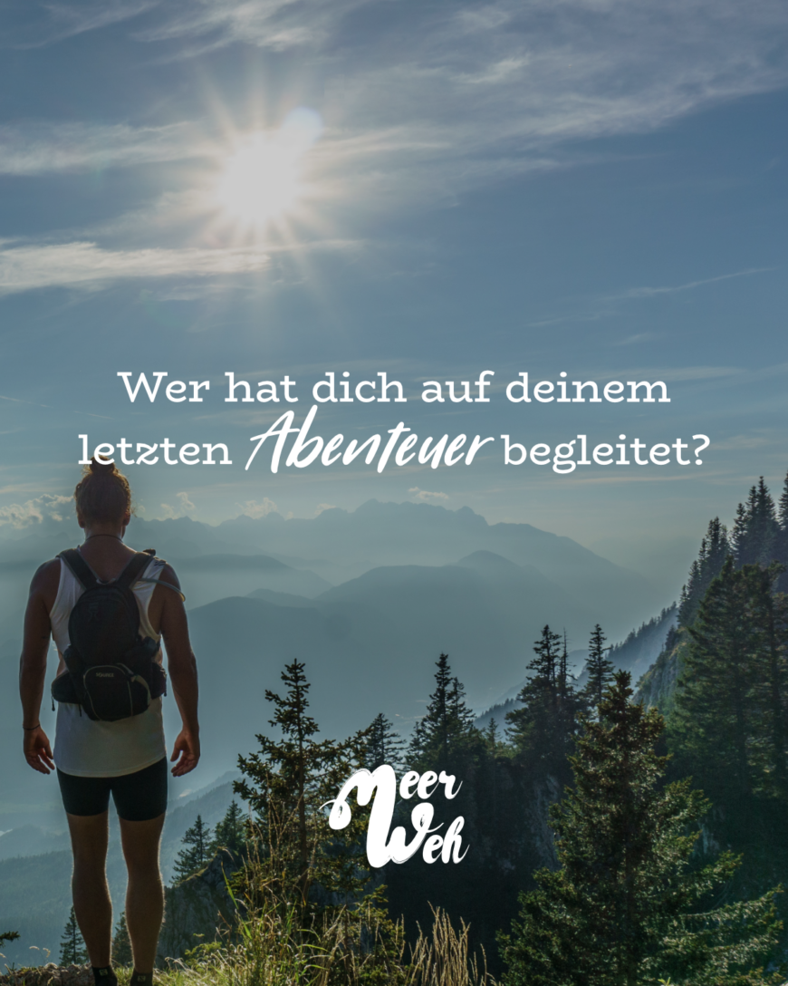 Wer hat dich auf deinem letzten Abenteuer begleitet?