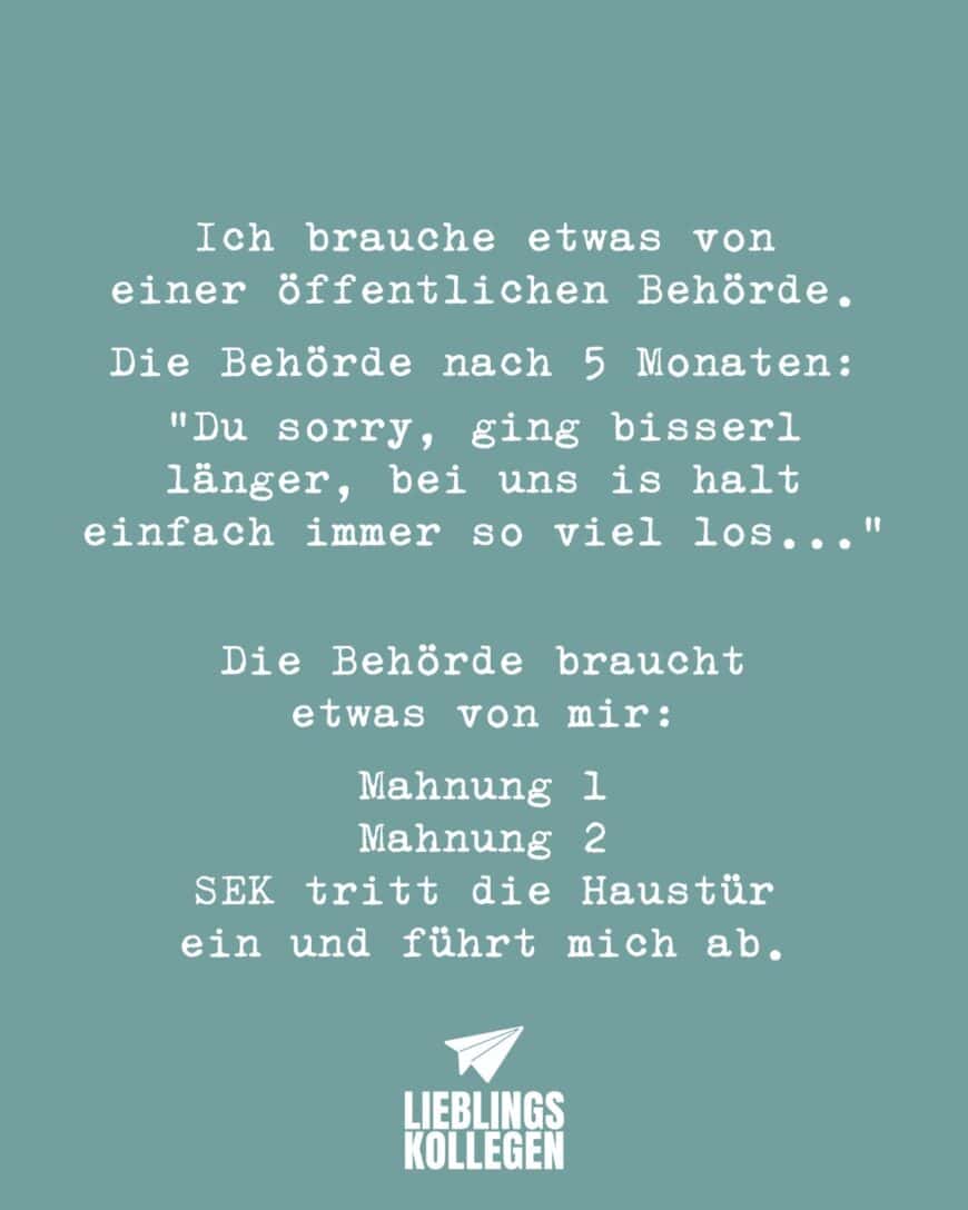 „Wie ist denn Ihr Englisch?” “Absolutely onewallfree.” “Ah ja, wir melden uns.”