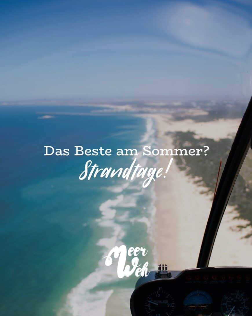 Das Beste am Sommer? Strandtage!