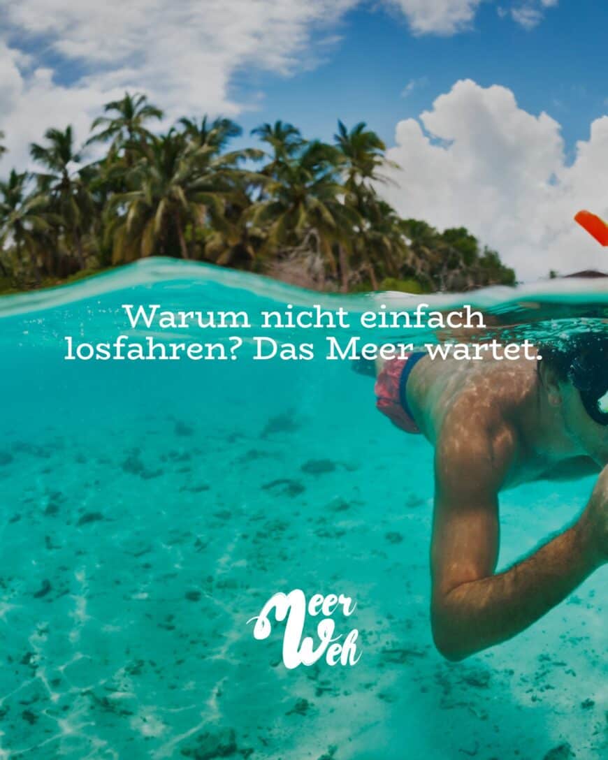 Warum nicht einfach losfahren? Das Meer wartet.